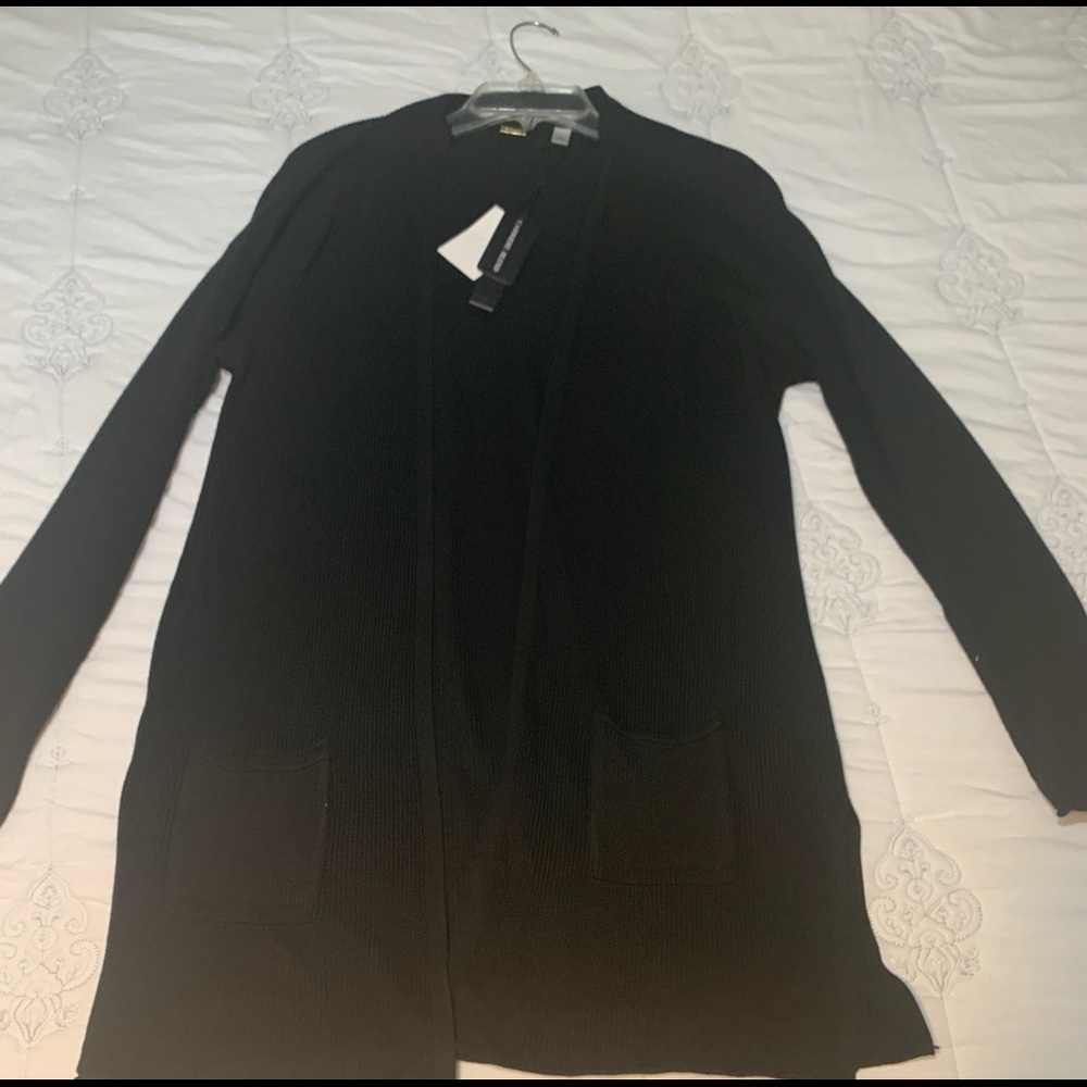 TAHARI CASHMERE BLEND CARDIGAN - Picture 6 of 9